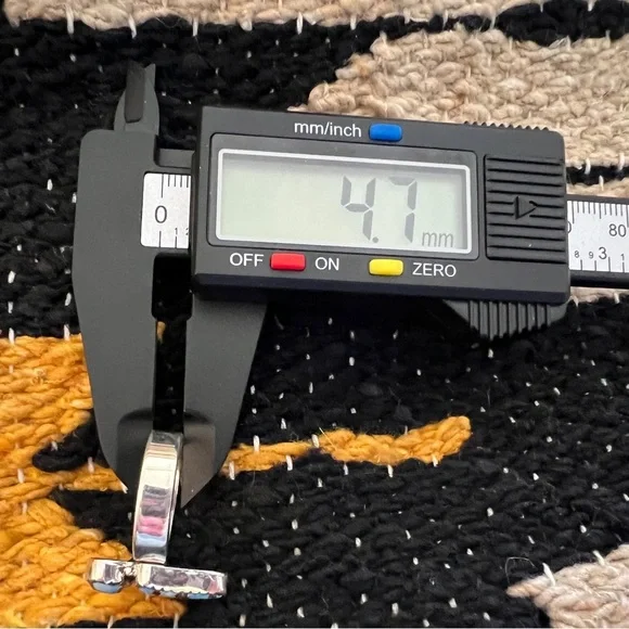 ❤️ Golden Hills Turquoise 925 Southwestern Navajo 2 Stone Adj Ring 6.2gm Unisex - Picture 13 of 16